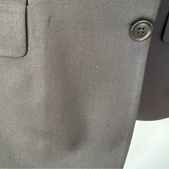 John Varvatos Blazer Coat Men’s 36R Two Button Jacket Black Wool Casual Suit - Picture 10 of 14